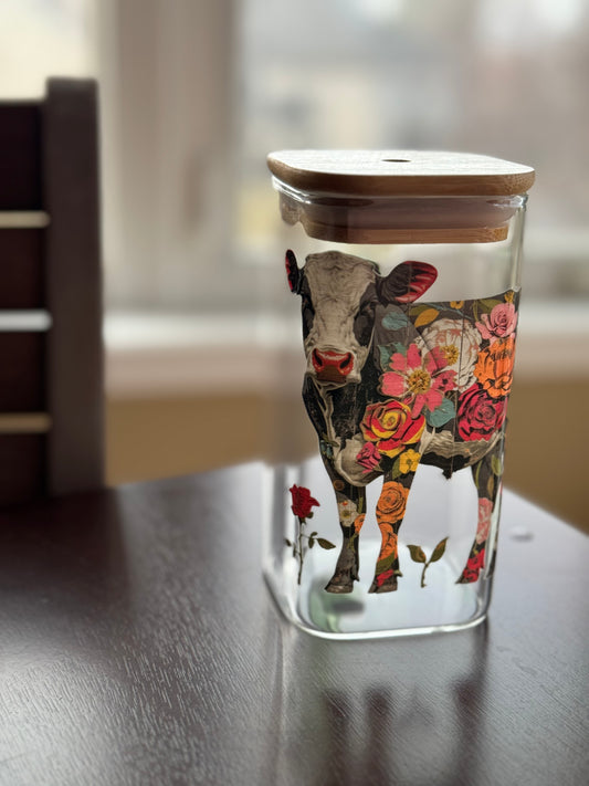 Moo-ve Over Bland: The Colorful Cow Tumbler That's Udderly Delightful